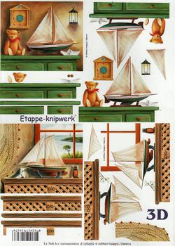 Teddy and Boats 3D Easymake Easy to follow instructions