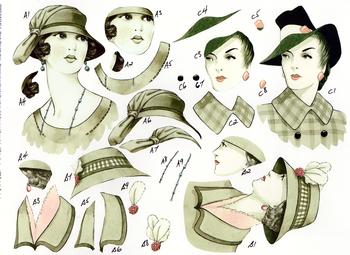 Vintage Ladies - A4 Step by Step . *