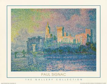 The Gallery Collection - The Chateau Des Papes Avignon by Paul Signac  10