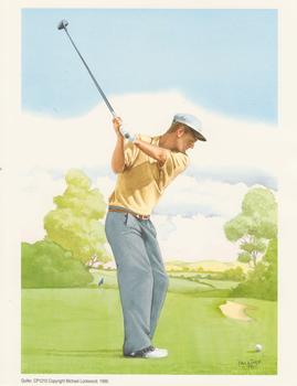 GOLFER BY Falkiner A Michael Lockwood Print CP1210 7