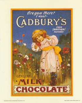 Cadburys Chocolate Print - Are you  there? by Image International . papertole