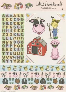 A4 Die Cut Farmyard Themed Stickers. . 