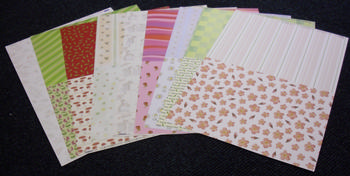 10 x pack of Backing papers t papertole.co.uk