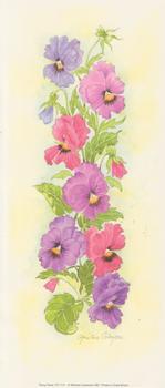 **Pansy Panel** Print CP1111 by Christine Coleyan -Jacksons mail Order