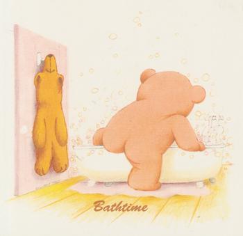 BATH TIME - Cute Teddy Bear Card Topper 4