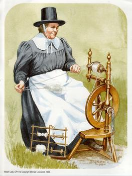 Welsh Lady - Spinning Wheel 6.5