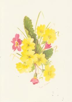 Yellow Pink Summer Flowers by Mary Brown 7