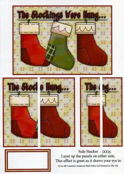 Side Stacker sheet - Christmas Stocking . FANTASTIC OFFER!!!