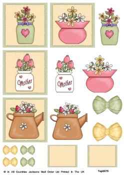 Mothers and Flowers - Topper Sheet y Mother